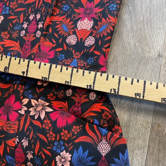 H&M Conscious Red Floral Strapless Romper Size 4 - Picture 8 of 10